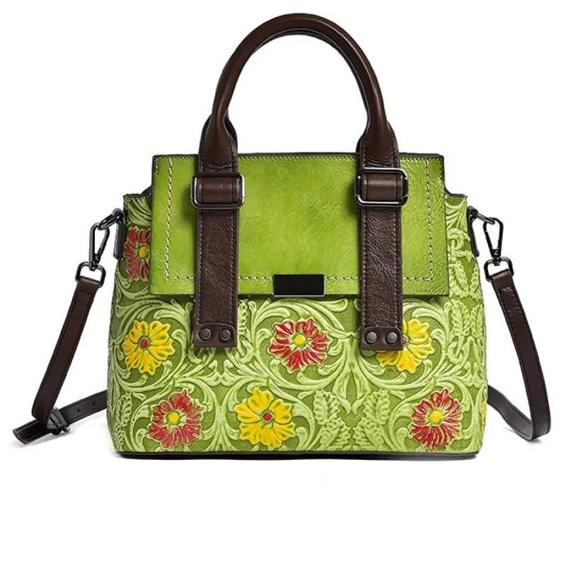 Classy Retro Floral Handstitched Crossbody sold by superladystar