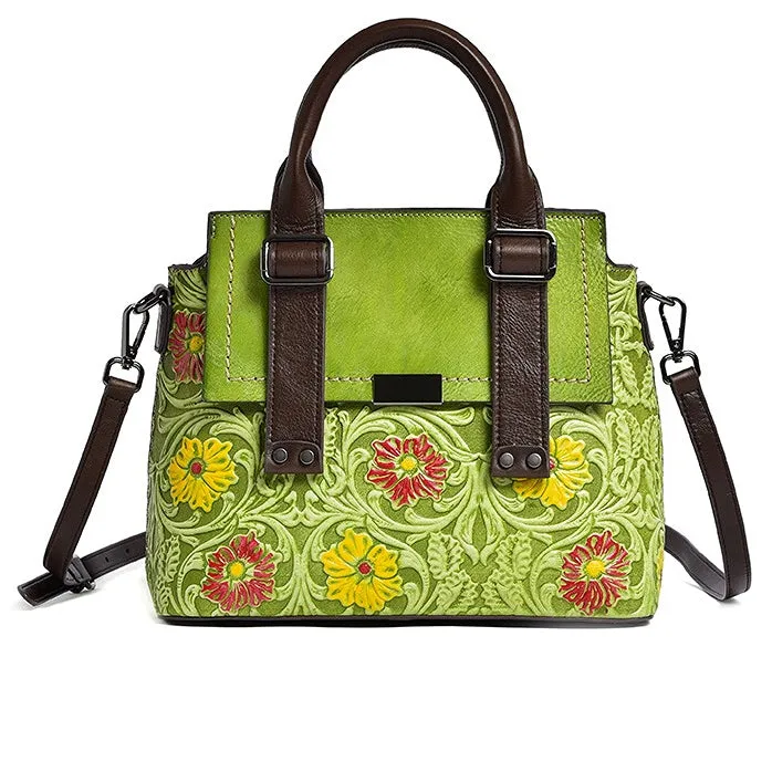 Classy Retro Floral Handstitched Crossbody sold by superladystar