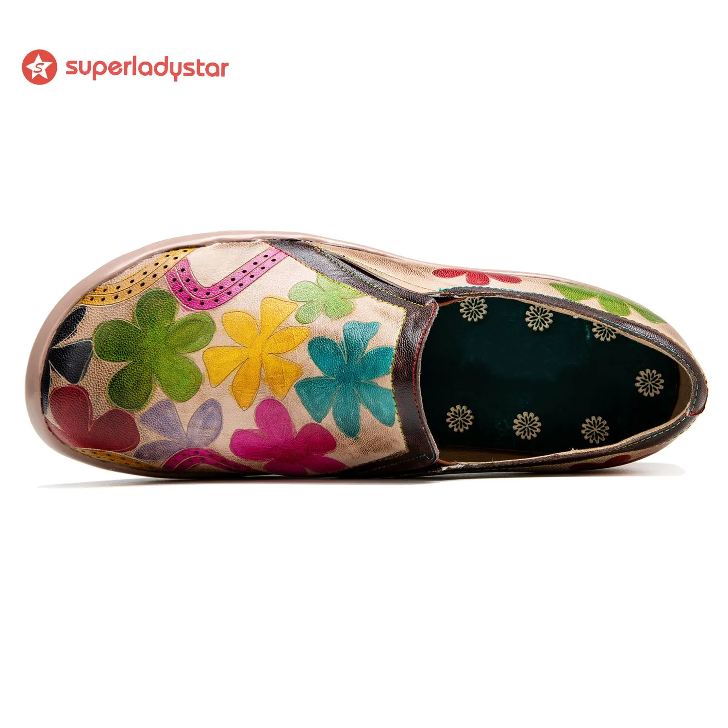 Hand-polished Blooming Comfortable Flat Shoes sold by superladystar product image thumbnail 5