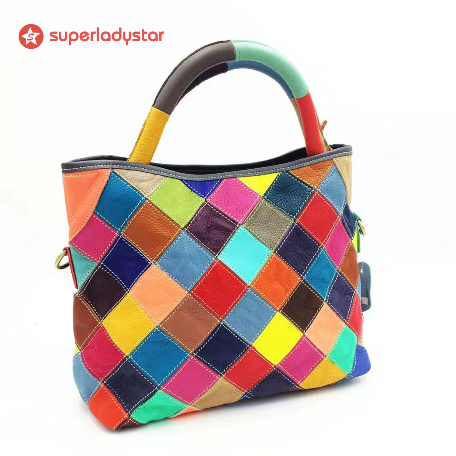 Vintage Fashion Colorful Handbag sold by superladystar product image thumbnail 5