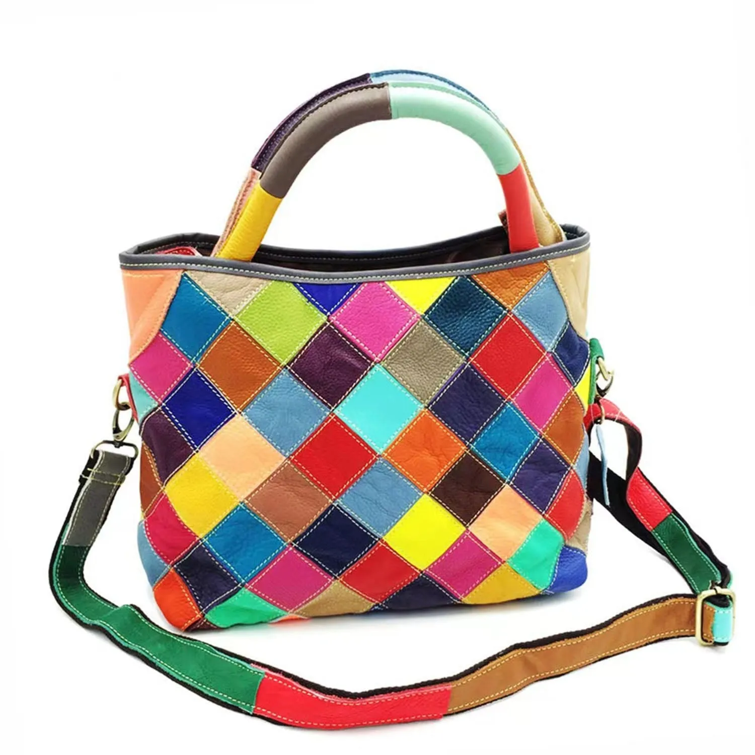 Vintage Fashion Colorful Handbag sold by superladystar