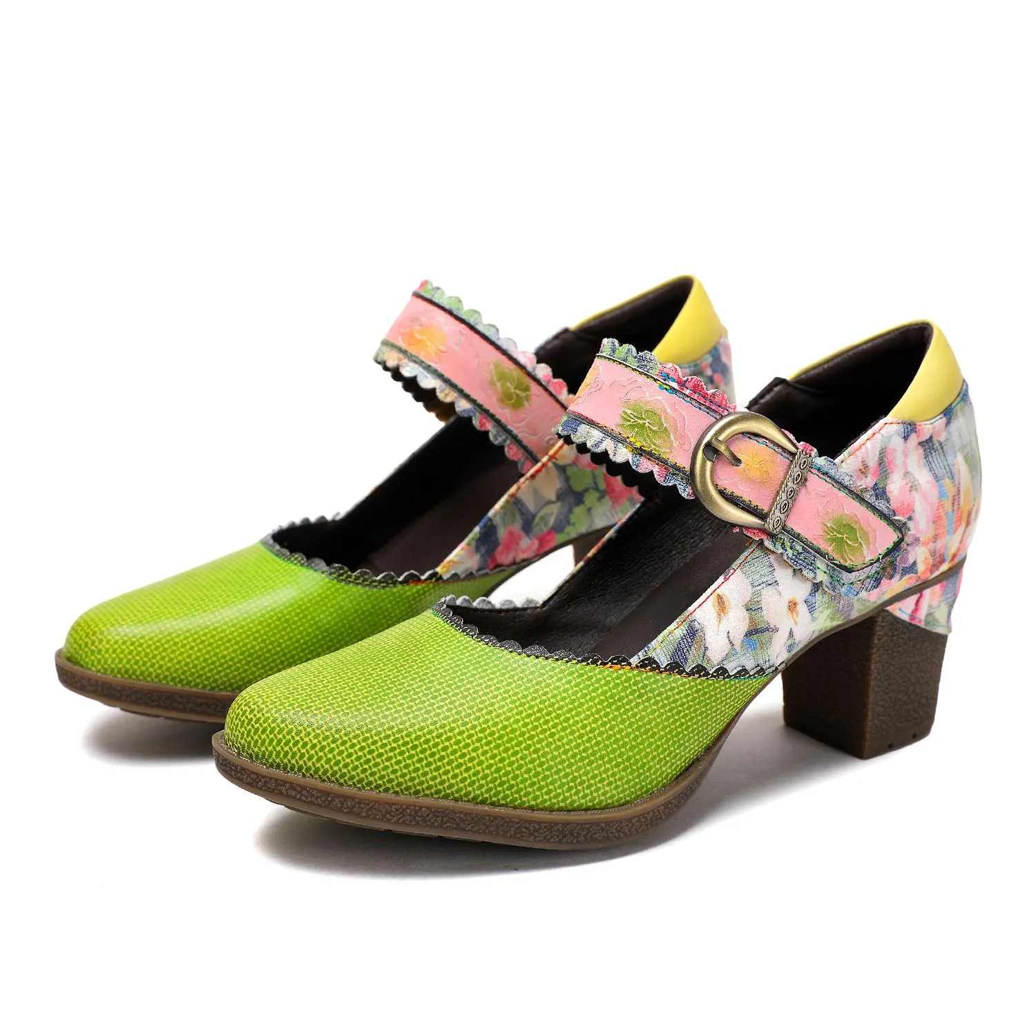 Vintage Handmade SpringBloom Cute Pumps sold by superladystar