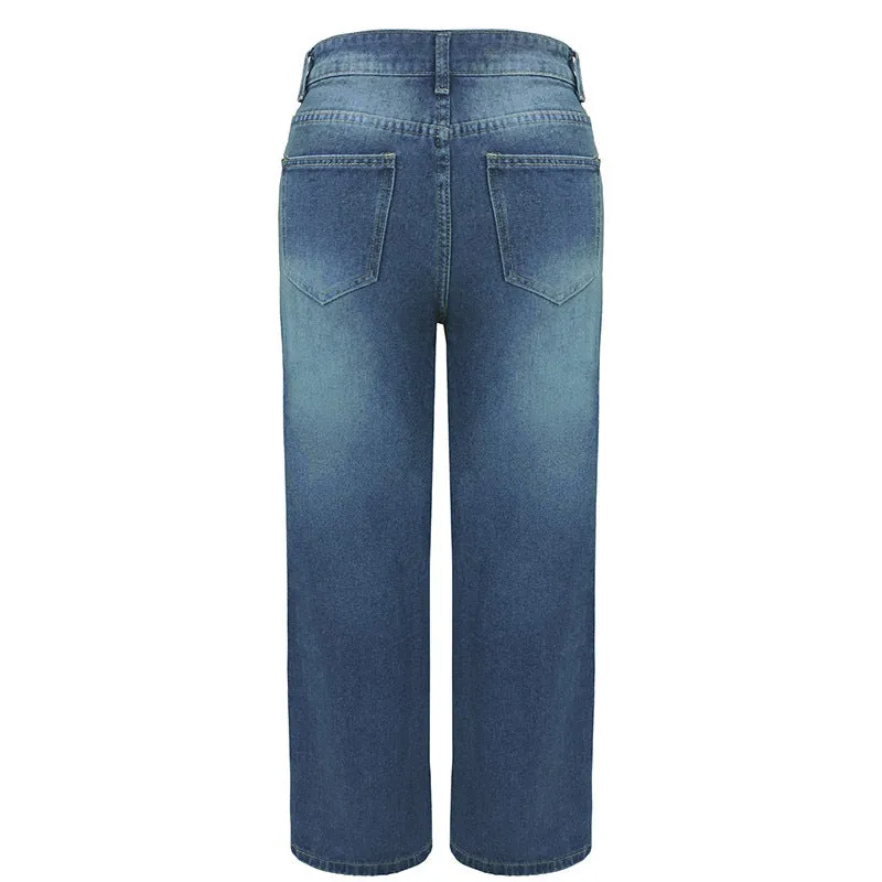 Loose Casual Versatile Simple Jeans sold by superladystar product image thumbnail 5