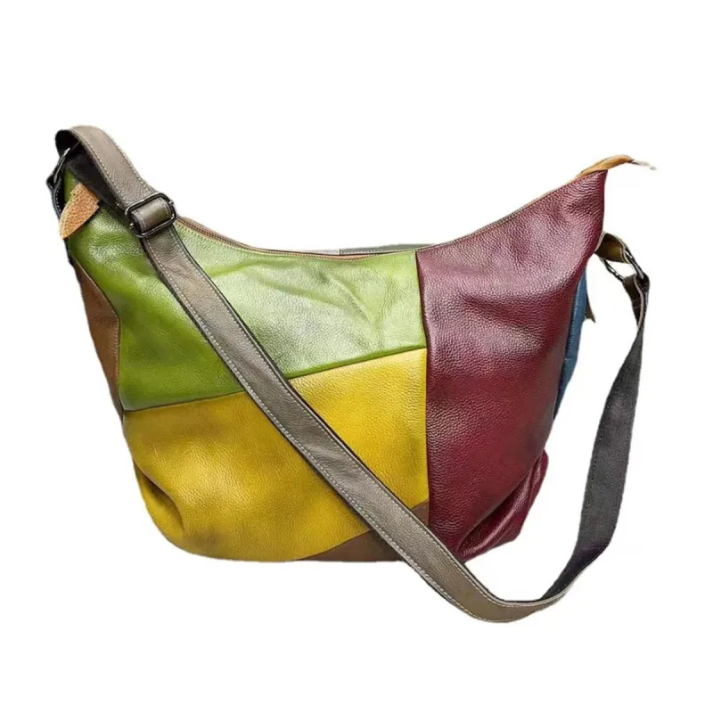 Female Color Matching Fashion Crossbody Bag sold by superladystar