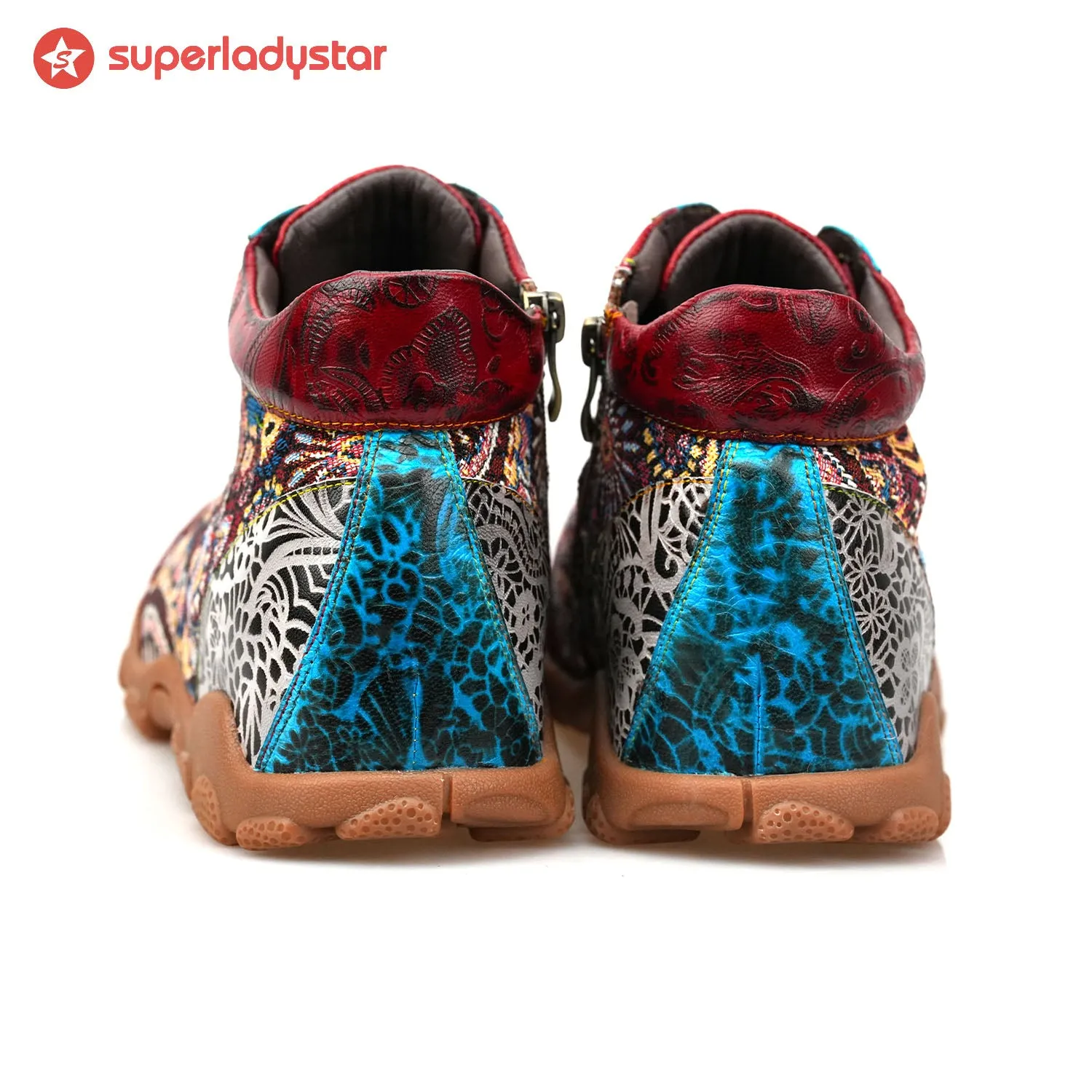 Vintage Handmade Comfortable Casual Ankle Boots sold by superladystar product image thumbnail 4