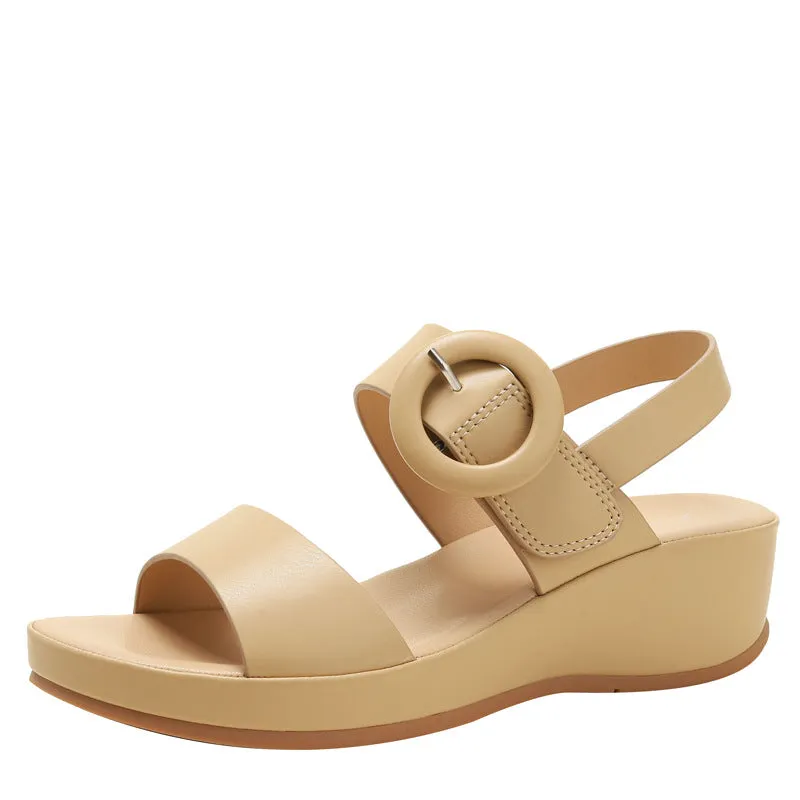 Fashionable Versatile Comfortable Wedge Flat Casual Shoes sold by superladystar