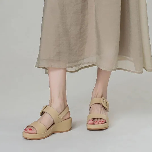 Fashionable Versatile Comfortable Wedge Flat Casual Shoes sold by superladystar product image thumbnail 5