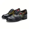 Handmade Leather Elegant Flat Shoes sold by superladystar