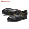 Handmade Leather Elegant Flat Shoes sold by superladystar