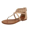 Beach Vacation Vintage Casual Fashion Roman Sandals sold by superladystar
