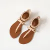 Beach Vacation Vintage Casual Fashion Roman Sandals sold by superladystar