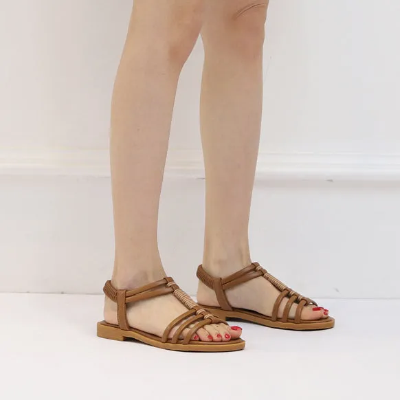 Vintage Bohemian Hollow-Out Flat Comfortable Roman Sandals sold by superladystar product image thumbnail 4