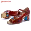 Vintage Handmade Elegant Cute Comfy Sandals sold by superladystar