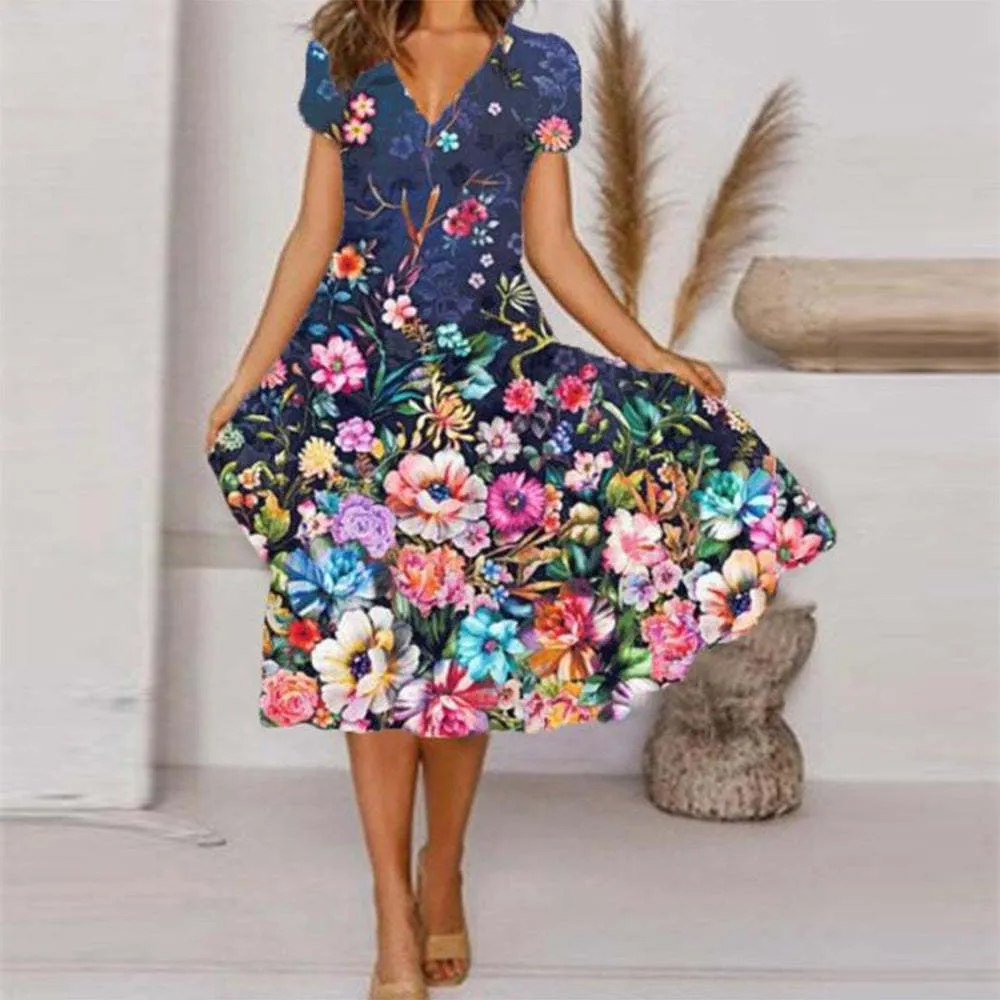 Fashionable Holiday Leisure Dress sold by superladystar product image thumbnail 3