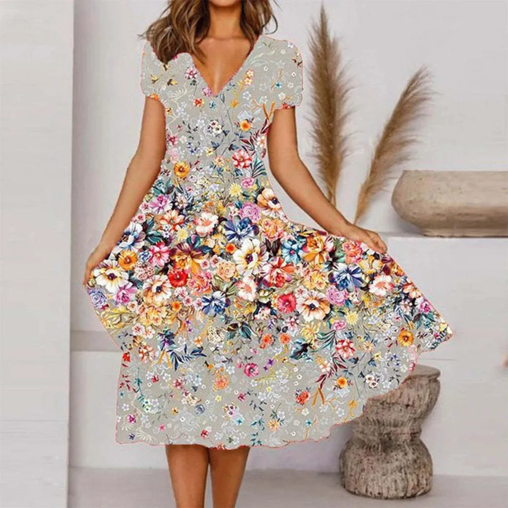 Fashionable Holiday Leisure Dress sold by superladystar product image thumbnail 4