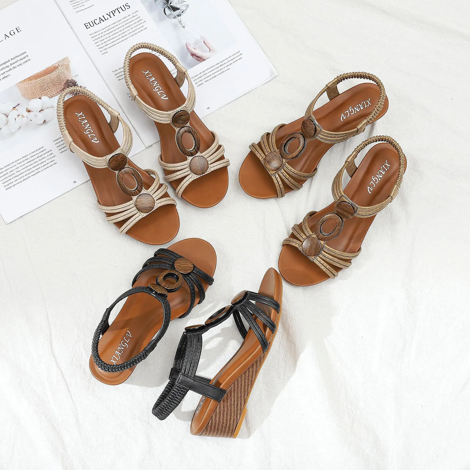 Women Retro Casual Sandals sold by superladystar product image thumbnail 2