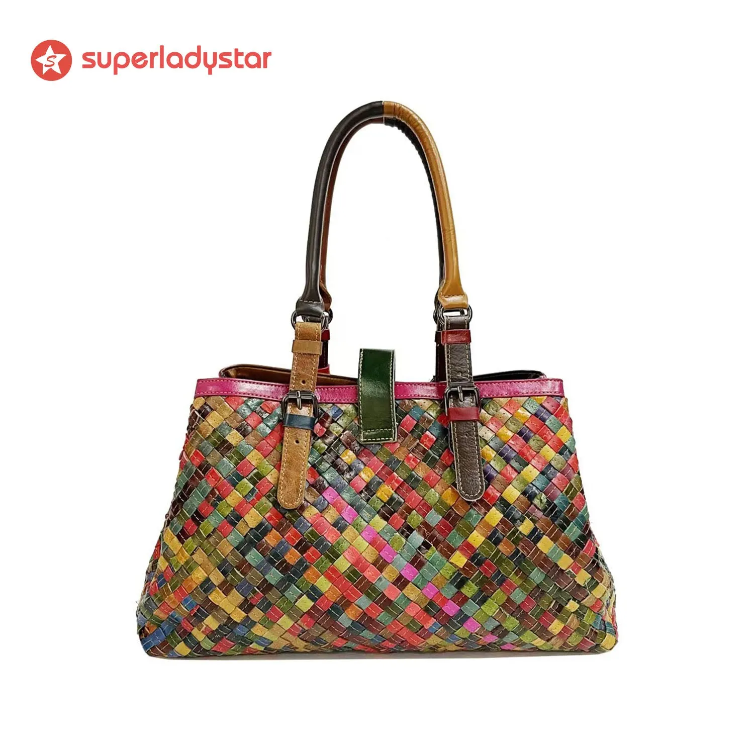 Vintage Fashion Color Matching Handbag sold by superladystar product image thumbnail 4