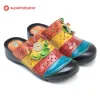 Vintage Handmade Stitching Colorful Sandals sold by superladystar