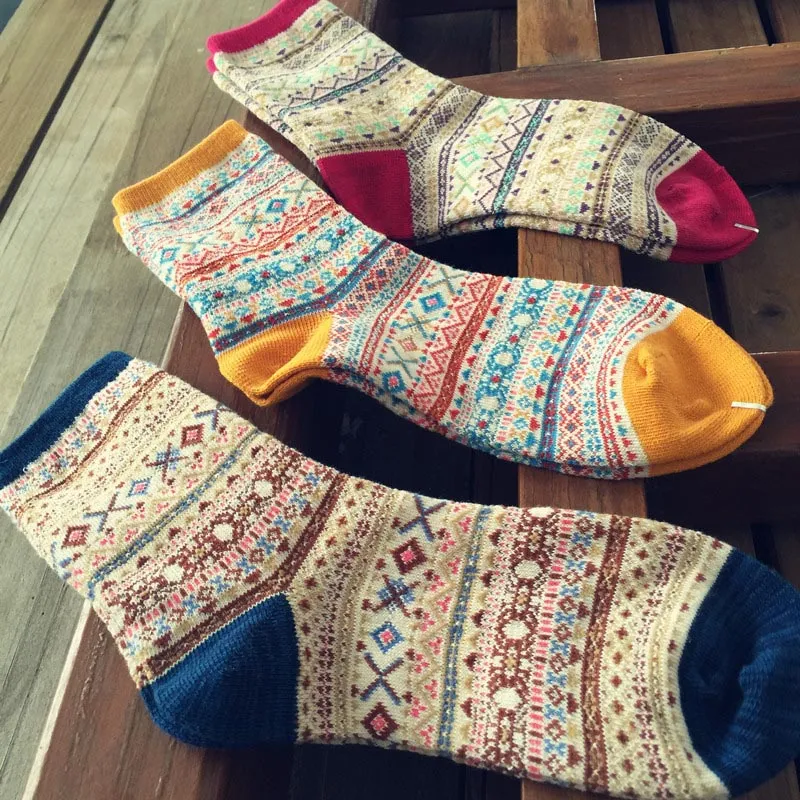 Bohemian Warm Cozy Soft Socks sold by superladystar product image thumbnail 3