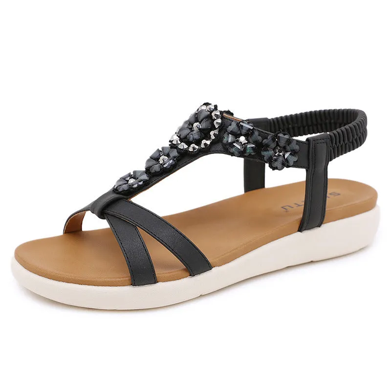 Bohemian Beach Comfortable Flat Sandals sold by superladystar product image thumbnail 3