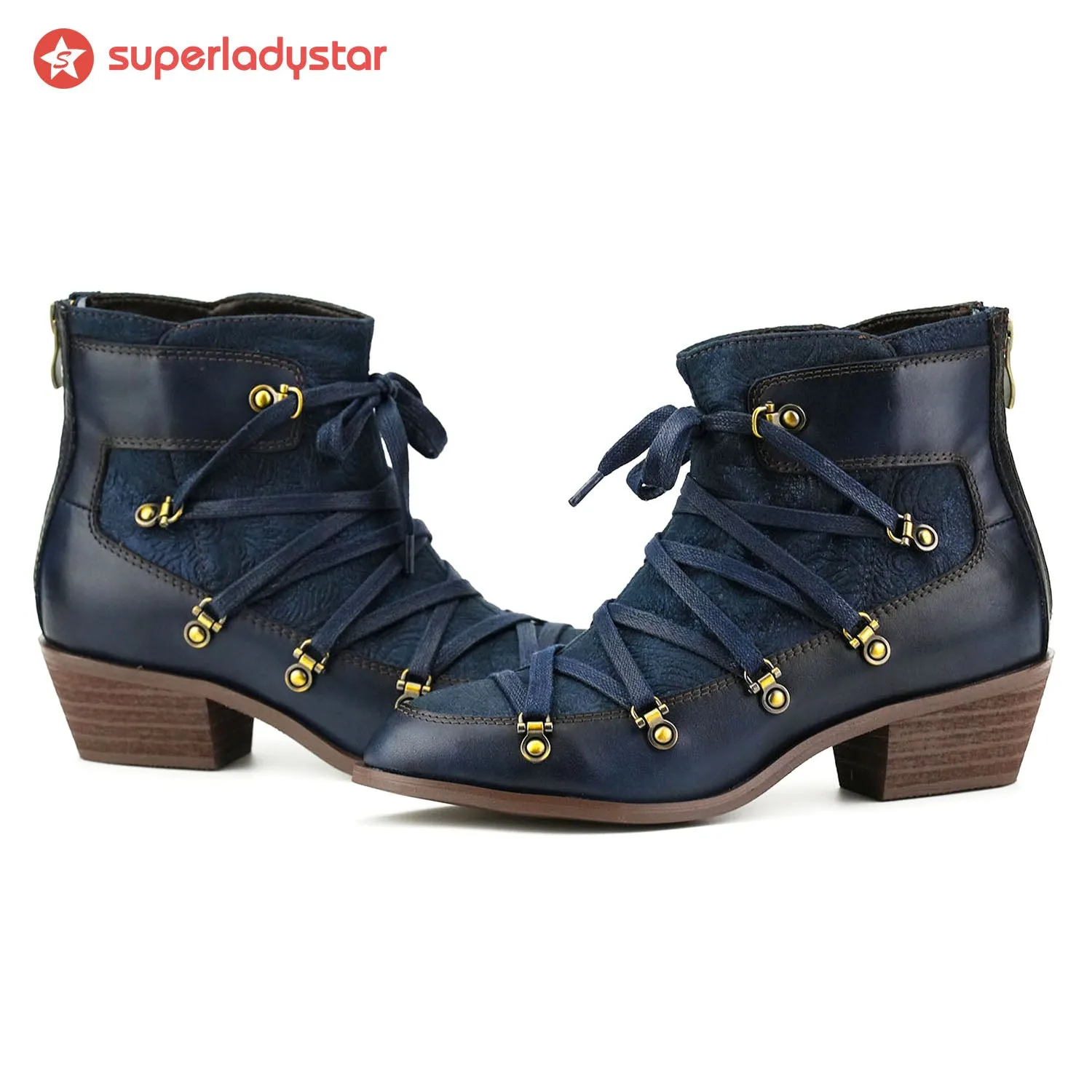 Handmade Leather Classic Fashion Ankle Boots sold by superladystar product image thumbnail 5