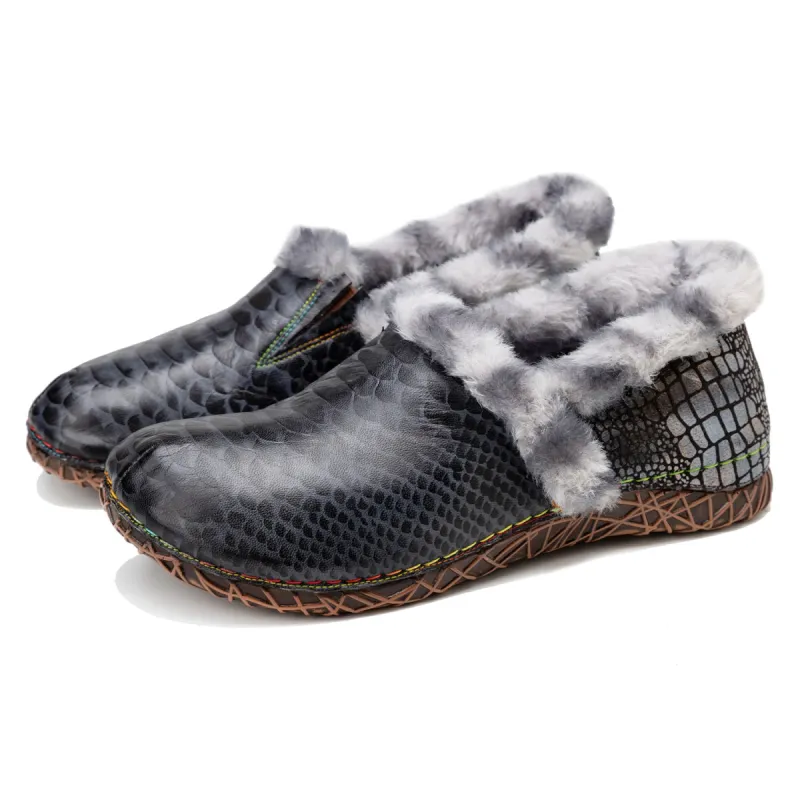 Vintage Handmade Warmth Flat Shoes sold by superladystar