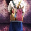 Multicolor Women Leather Zipper Backpack sold by superladystar