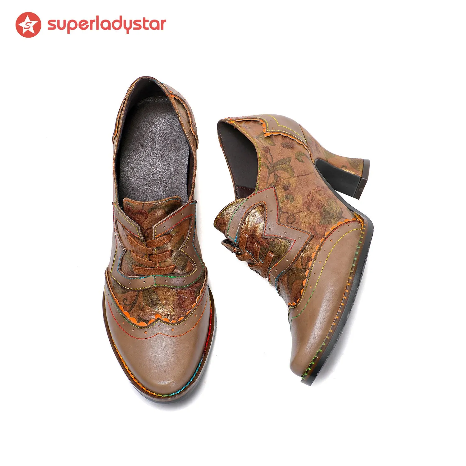 Vintage Handmade Floral Comfy Pumps sold by superladystar product image thumbnail 5