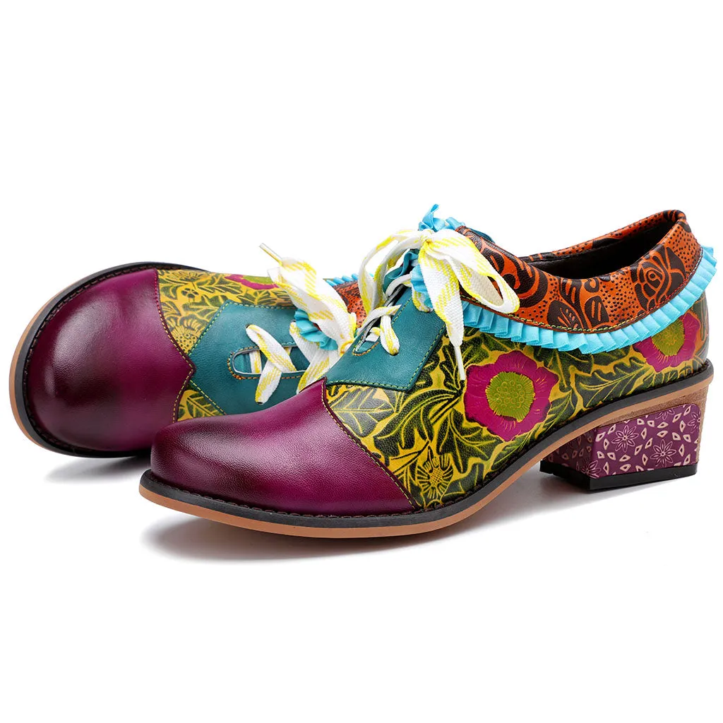 Casual Vintage Handmade Leather Shoes sold by superladystar product image thumbnail 2