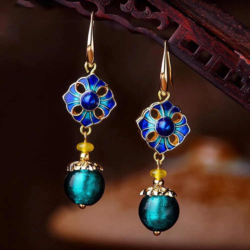 Handmade Red Agate Simple Earrings sold by superladystar product image thumbnail 3