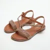 Bohemian Simple Flat Sandals sold by superladystar