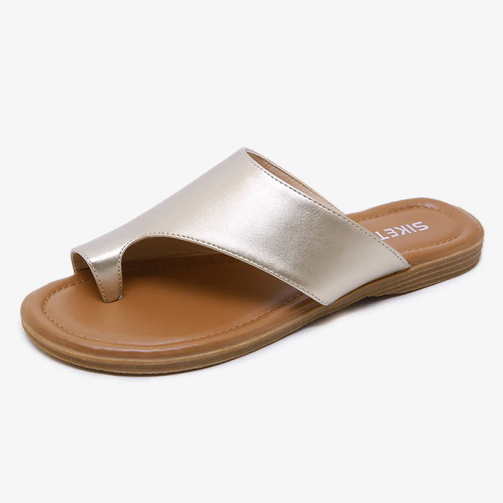 Beach Toe Ring Comfy Flat Sandals sold by superladystar product image thumbnail 4