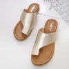 Beach Toe Ring Comfy Flat Sandals sold by superladystar
