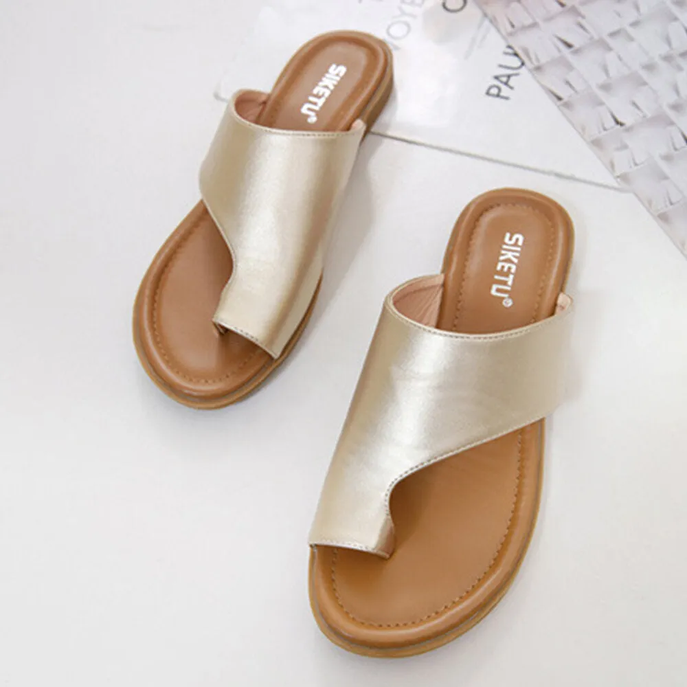 Beach Toe Ring Comfy Flat Sandals sold by superladystar product image thumbnail 5