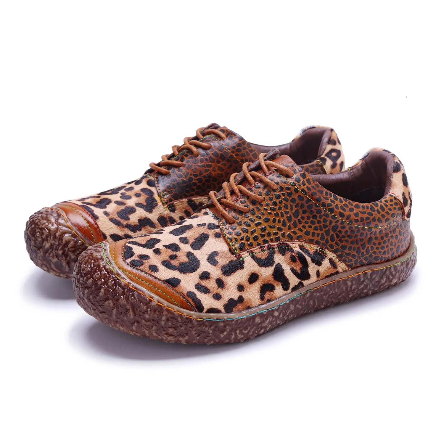Vintage Comfy Casual Leopard Print Flats sold by superladystar