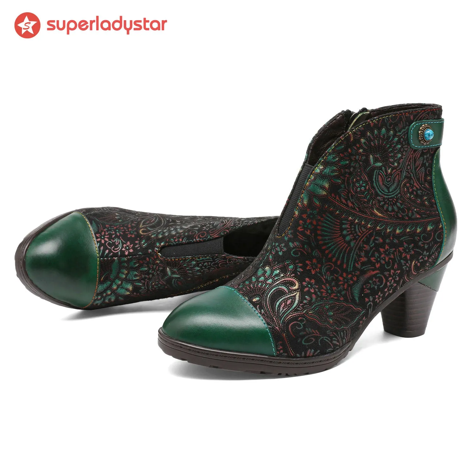 Hand-painted Soft Comfy Ankle Boots sold by superladystar product image thumbnail 3