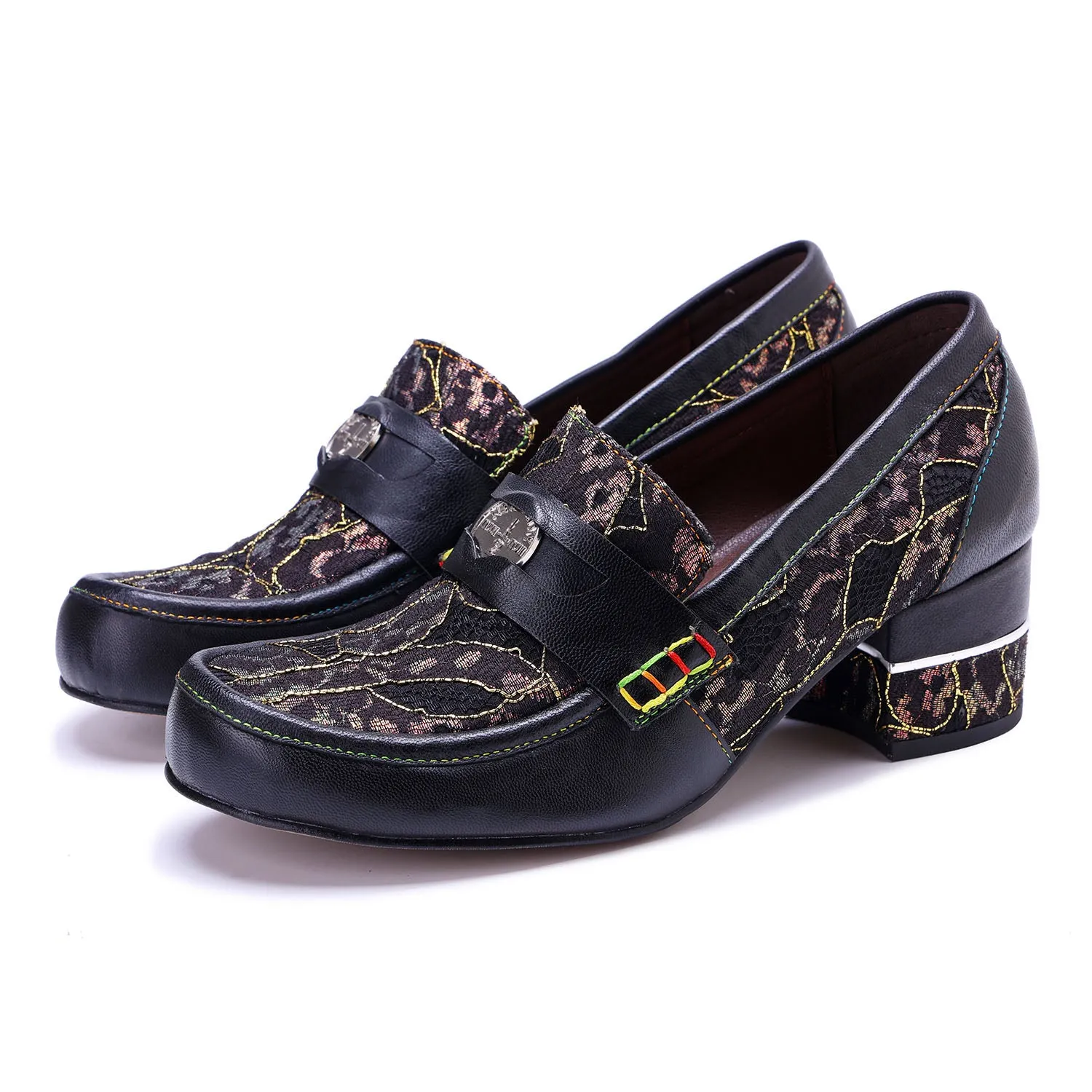 Handmade Leather Elegant Comfy Shoes sold by superladystar