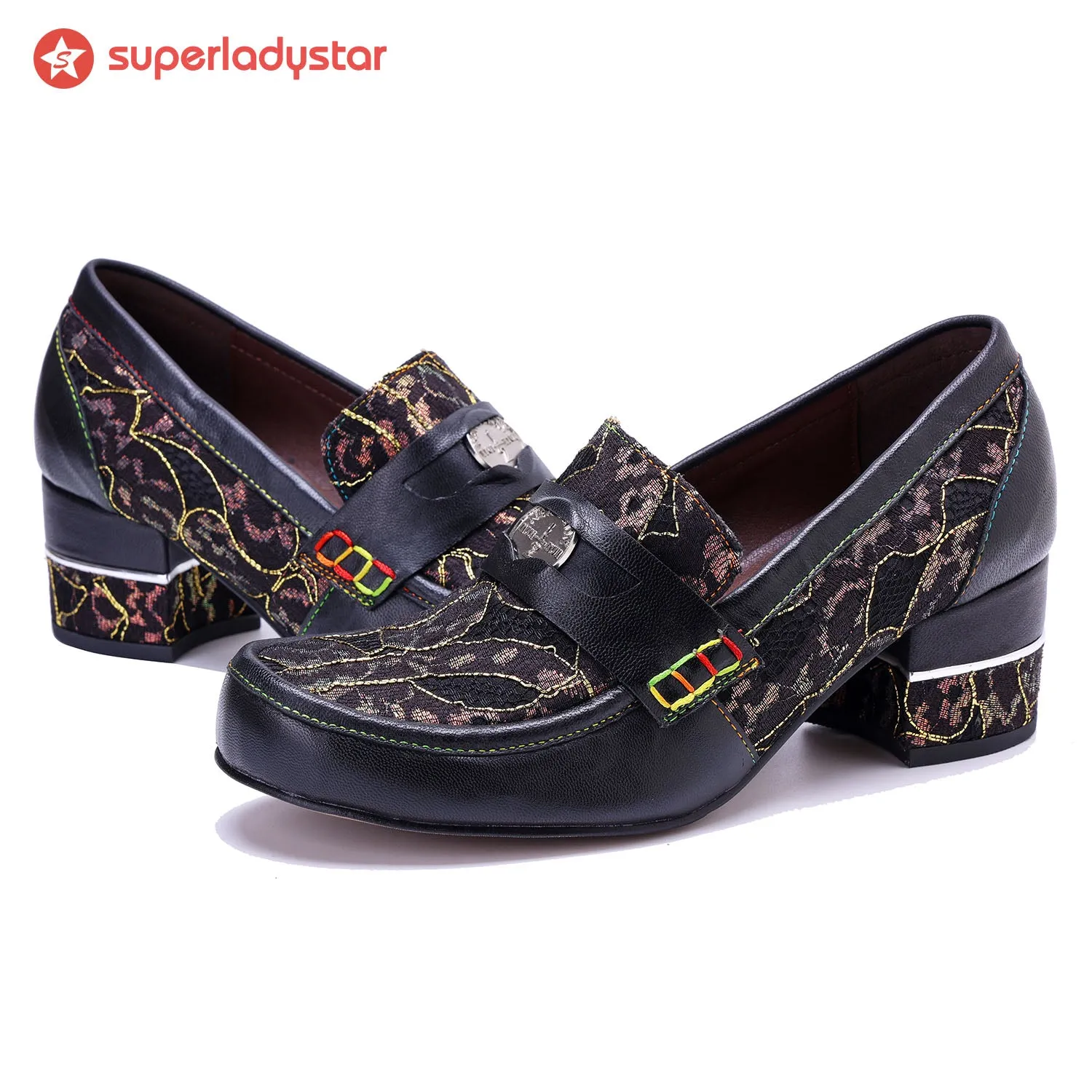 Handmade Leather Elegant Comfy Shoes sold by superladystar product image thumbnail 3