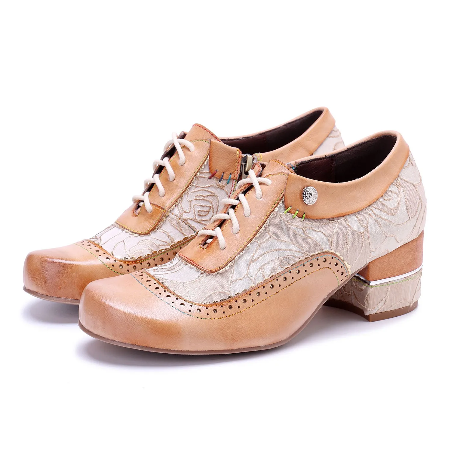 Vintage Handmade Classic Rose Pumps sold by superladystar