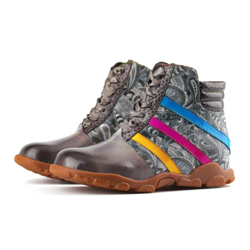 Vintage Handmade Comfortable Casual Walking Boots sold by superladystar