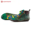 Handcrafted Vintage Colorfu Comfort Walking Boots sold by superladystar
