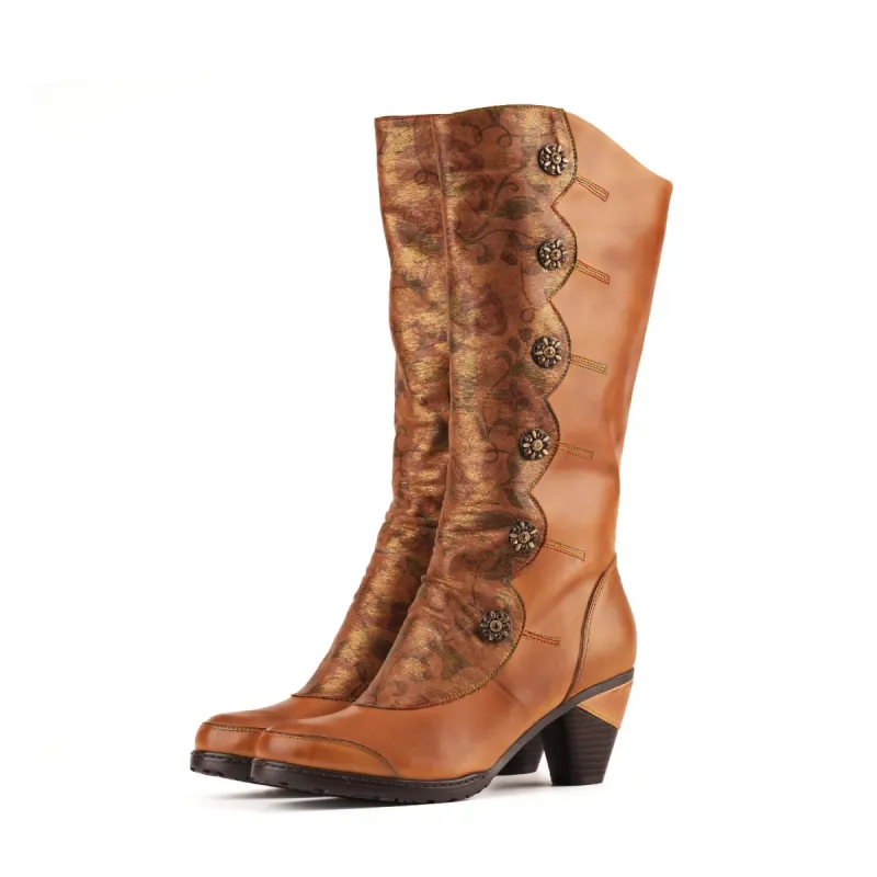 Vintage Handmade Real Leather Boots sold by superladystar