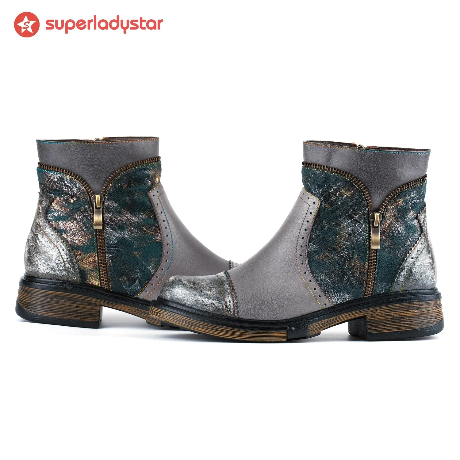 Retro Casual Style Comfy Flat Shoes sold by superladystar product image thumbnail 3