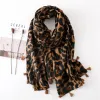 Classic Fashion Leopard Print Long Scarf sold by superladystar