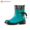 Comfortable Real Leather Ankle Boots sold by superladystar