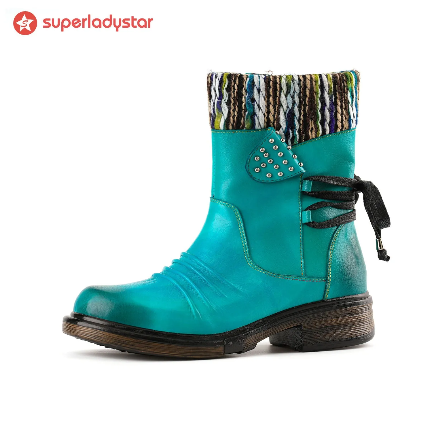 Comfortable Real Leather Ankle Boots sold by superladystar product image thumbnail 5