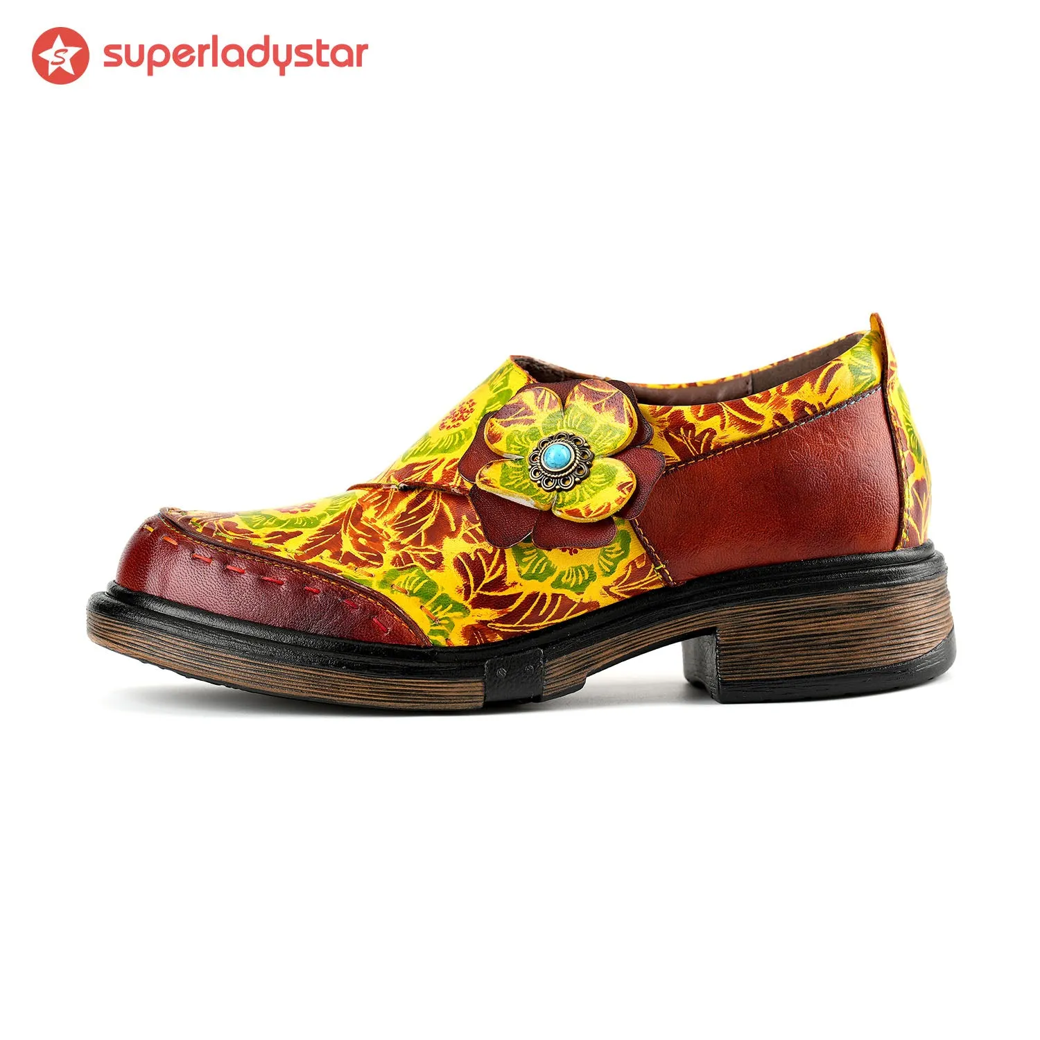 Hand-printed Flat Cozy Shoes sold by superladystar product image thumbnail 4