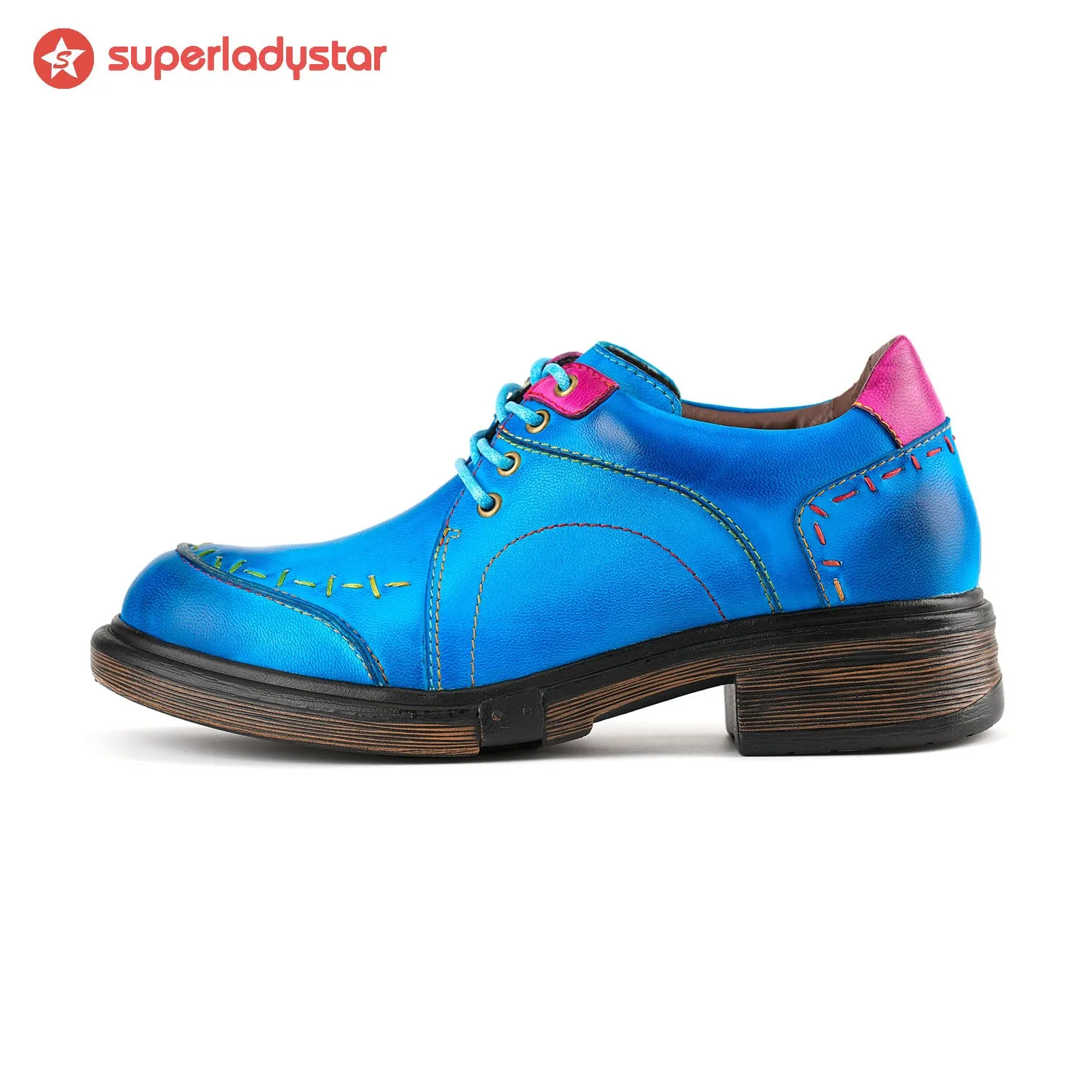 Vintage Genuine Leather Comfy Flat Shoes sold by superladystar product image thumbnail 4