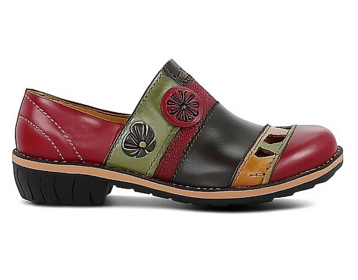 Floral Color-Block Loafers Flats sold by superladystar