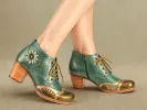 Elegant Vintage Embossed Lace-up Shoes sold by superladystar